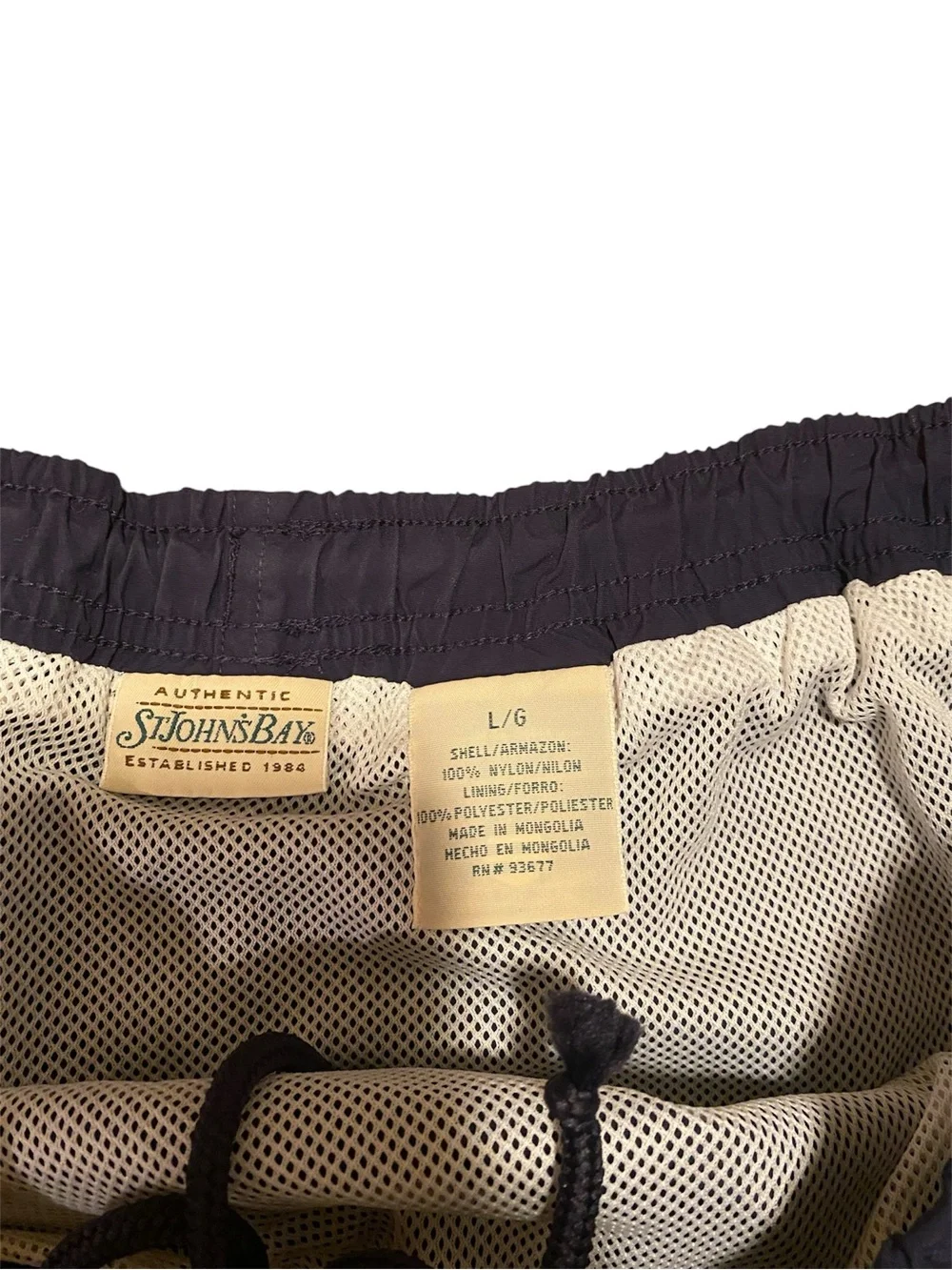 St. John's Bay Drawstring Swim Trunks in Deep Navy
NWOT
Size Large - Picture 4 of 6